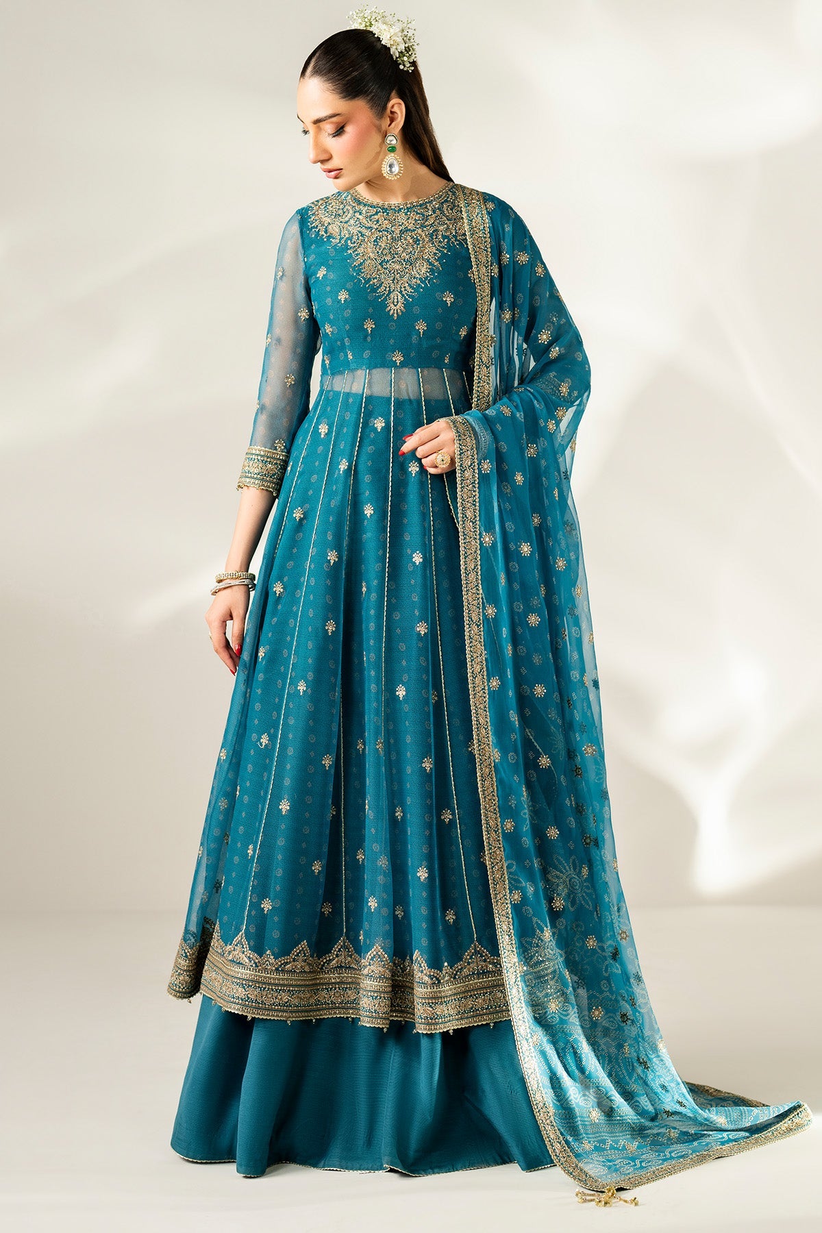 EMBROIDERED CHIFFON UC-3084