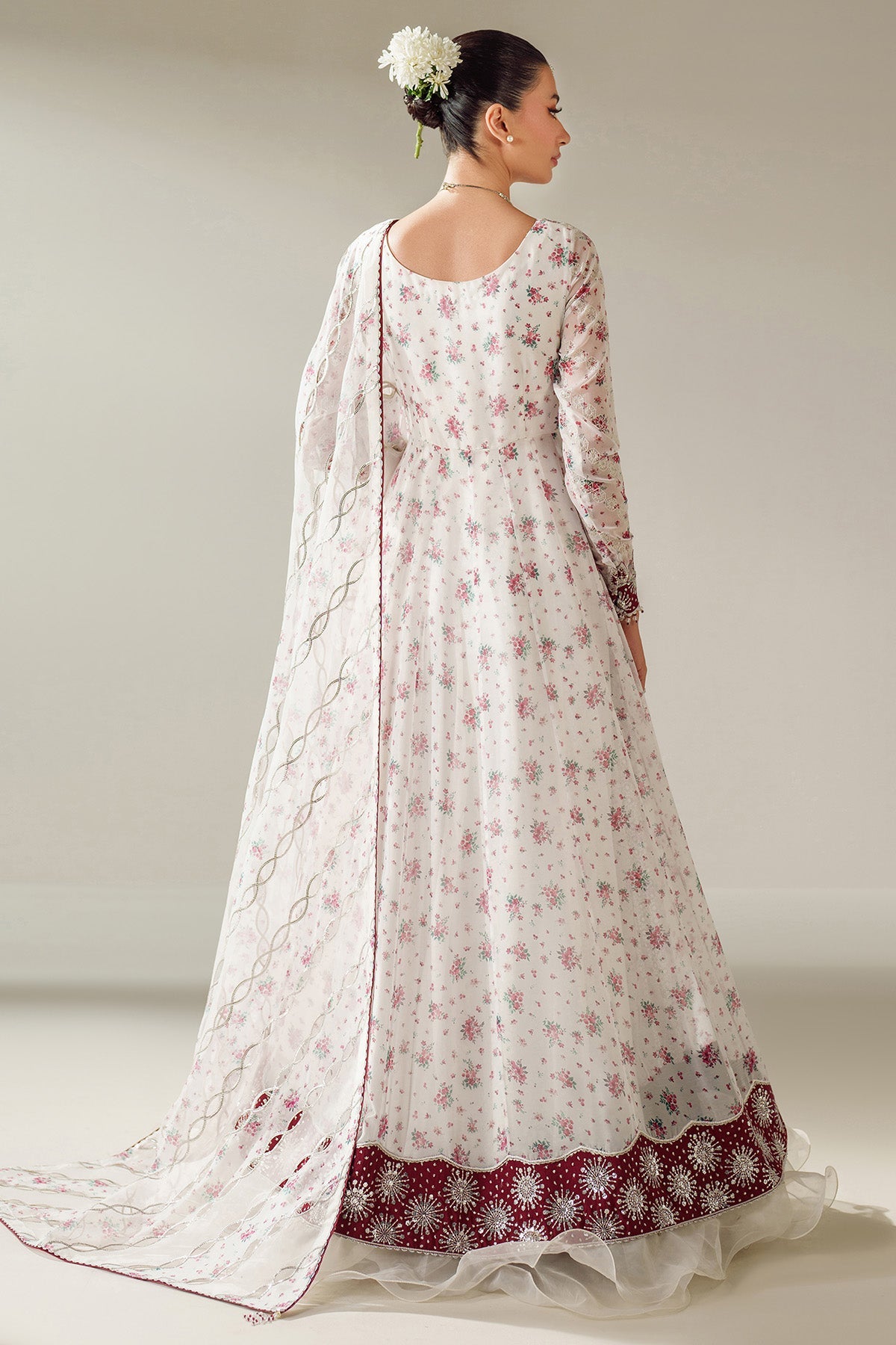 EMBROIDERED CHIFFON UC-3094