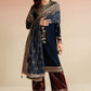 Embroidered Velvet Formal VVF D-7