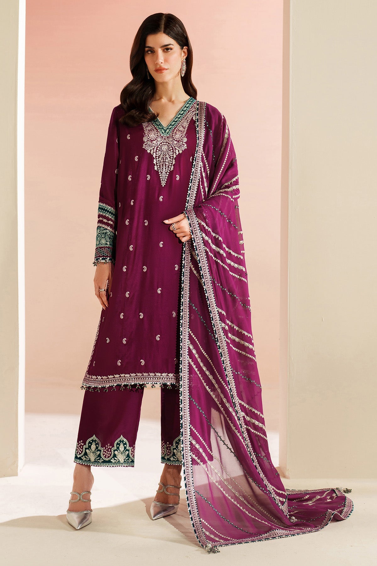 Embroidered Velvet Formal VVF D-6
