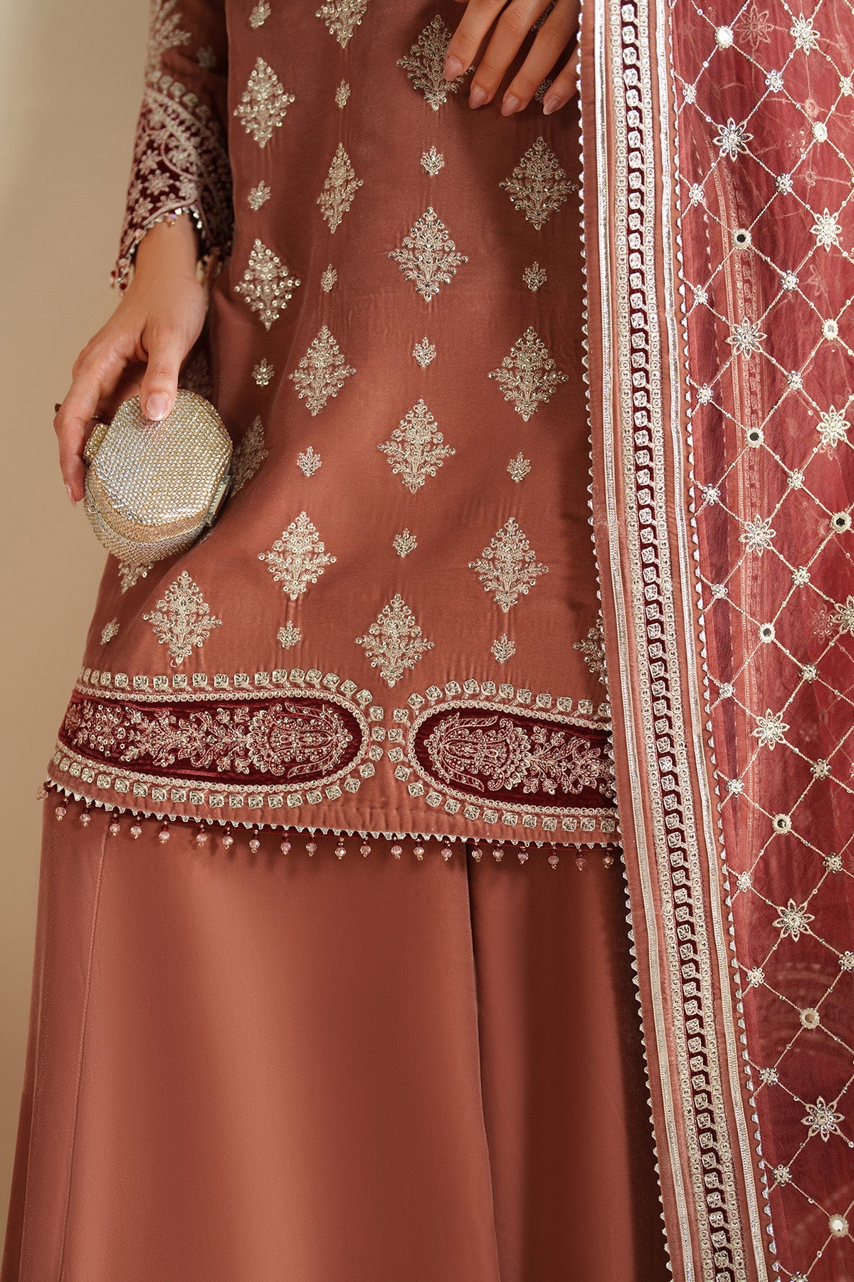 Embroidered Velvet Formal VVF D-3