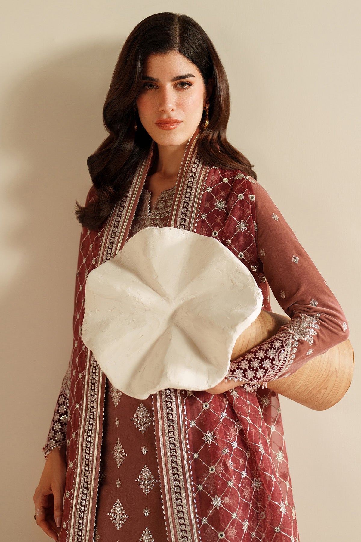 Embroidered Velvet Formal VVF D-3