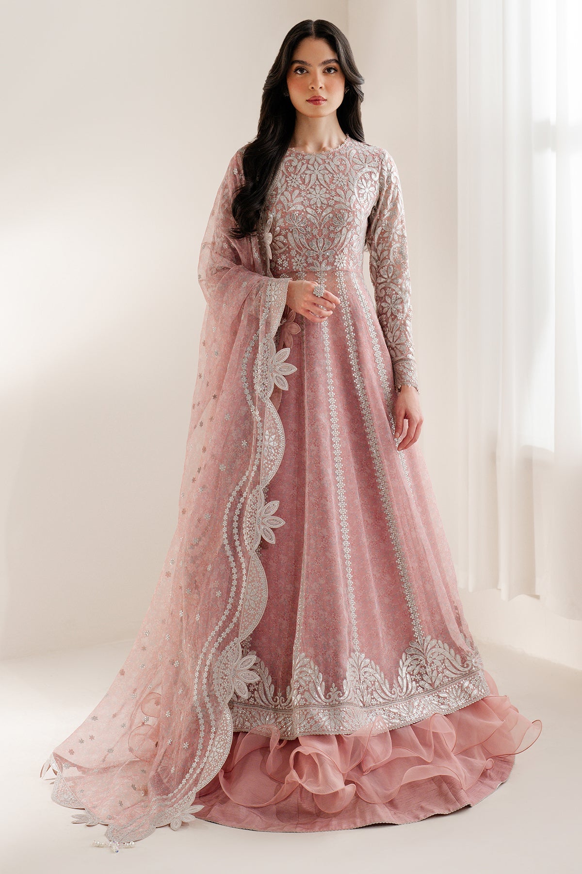 EMBROIDERED CHIFFON UC-3079