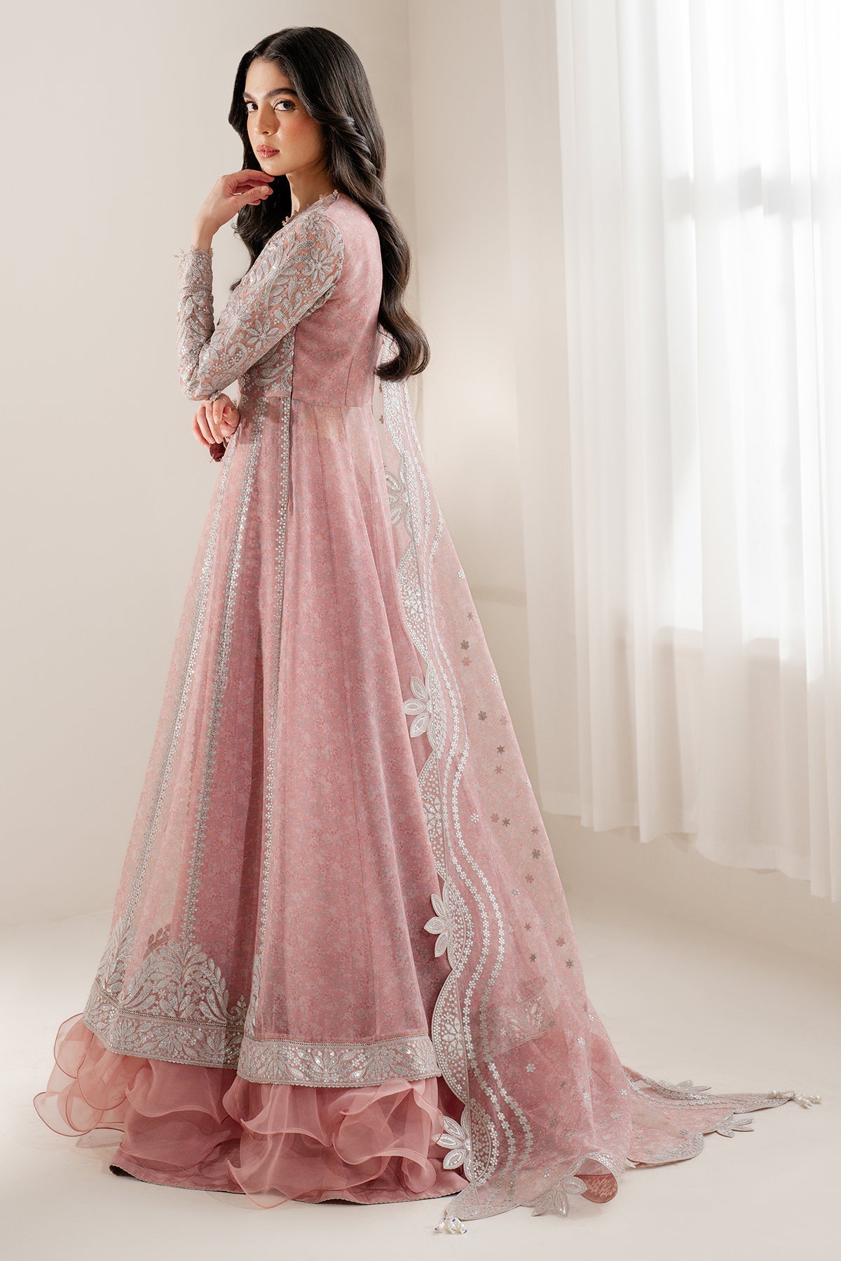 EMBROIDERED CHIFFON UC-3079