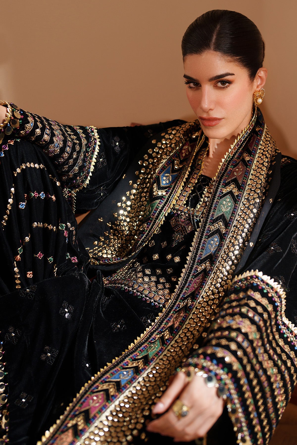 Embroidered Velvet Formal VVF D-5