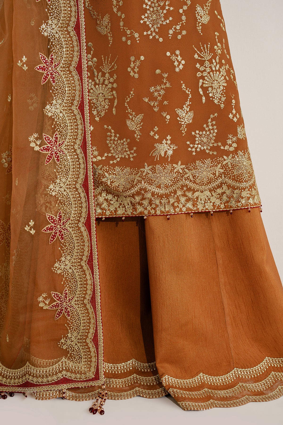 EMBROIDERED CHIFFON UC-3077