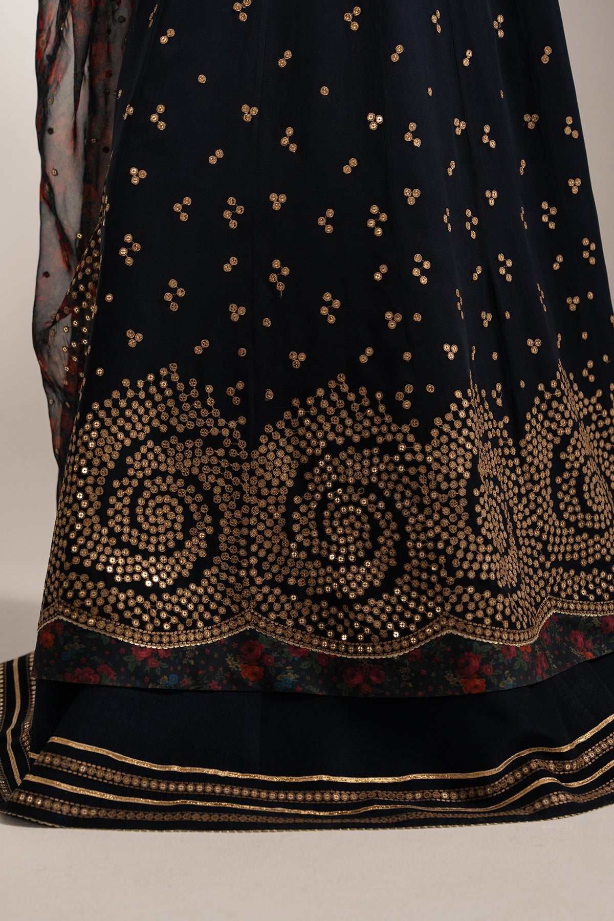 EMBROIDERED CHIFFON UC-3073