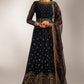 EMBROIDERED CHIFFON UC-3073