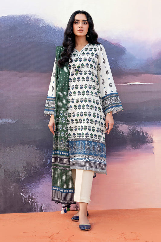 Printed Lawn 3 Piece