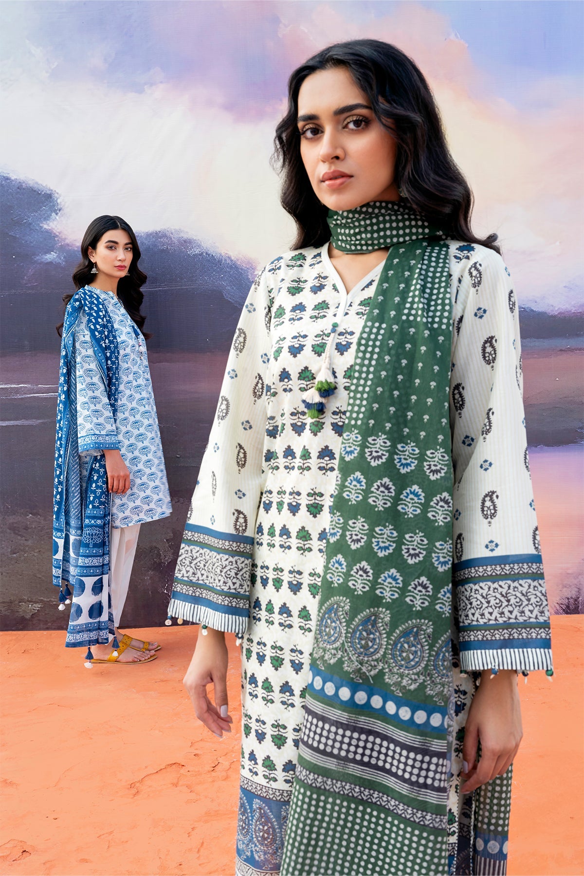 Printed Lawn 3 Piece