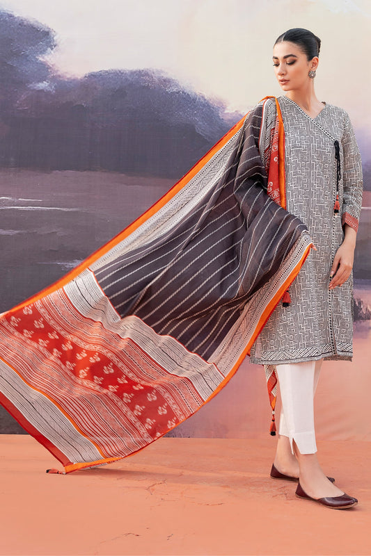 Printed Lawn 3 Piece