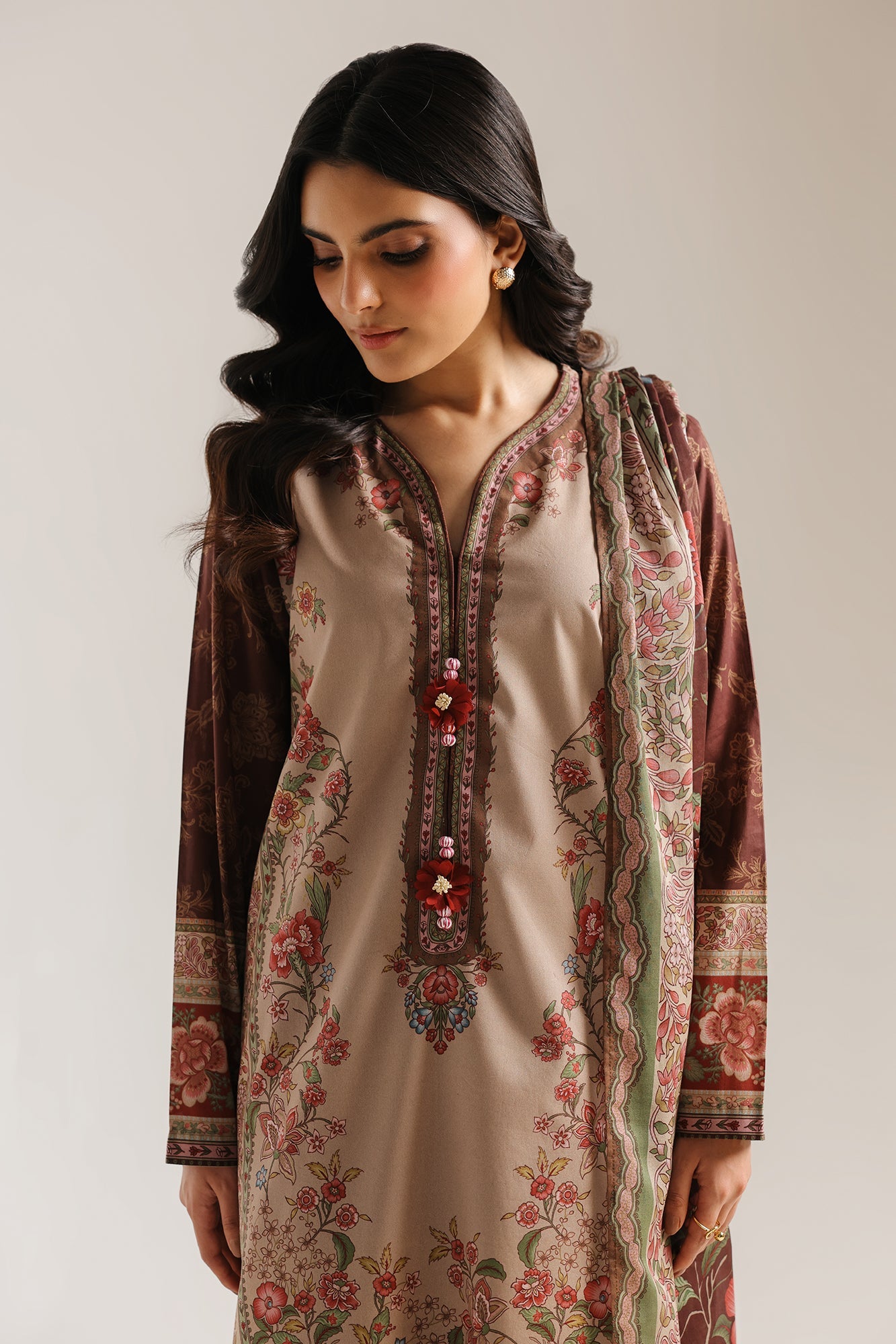 EMBROIDERED SUIT (E0878/202/813)