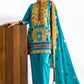 3 Piece Embroidered Lawn Suit with Lawn Dupatta and Borders CL-52569