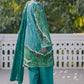 3 Piece Gold Printed Lawn Suit with Embroidered Lacquer Printed Dupatta CL-52512