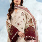 3 Pc Unstitched Embroidered Lawn Suit