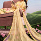 3 Pc Unstitched Embroidered Lawn Suit