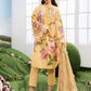 3 Pc Unstitched Embroidered Lawn Suit
