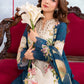 3 Pc Unstitched Embroidered Lawn Suit