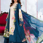 3 Pc Unstitched Embroidered Lawn Suit