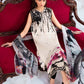 3 Pc Unstitched Embroidered Lawn Suit