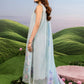 3 Pc Unstitched Embroidered Lawn Suit