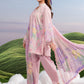 3 Pc Unstitched Embroidered Lawn Suit