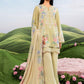 3 Pc Unstitched Embroidered Lawn Suit