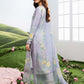 3 Pc Unstitched Embroidered Lawn Suit