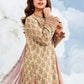 3 Pc Unstitched Embroidered Lawn Suit