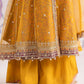 3 Piece Embroidered Net Suit