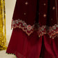 3 Piece Embroidered Velvet Suit