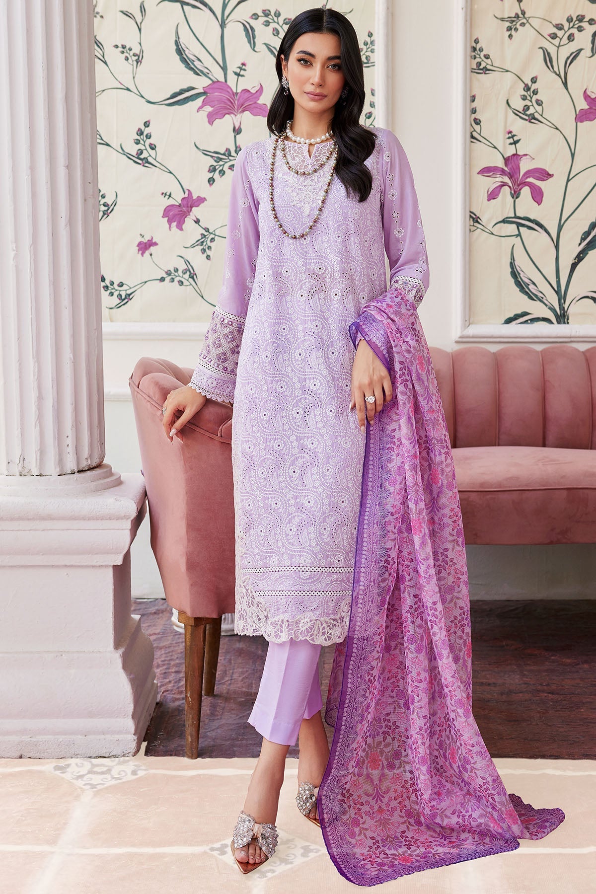 4136-NOIR EMBROIDERED LAWN UNSTITCHED