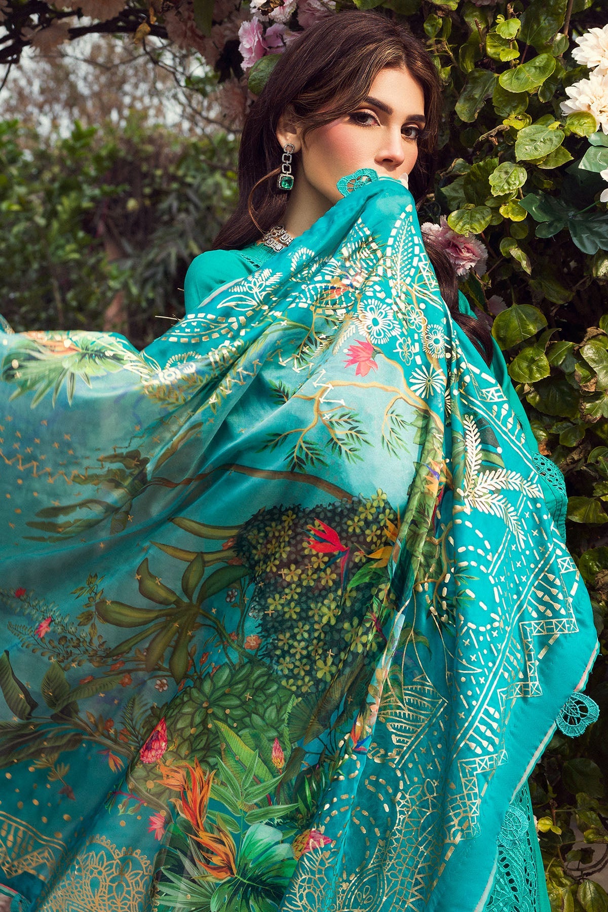 4430-SANOBAR EMBROIDERED LAWN UNSTITCHED