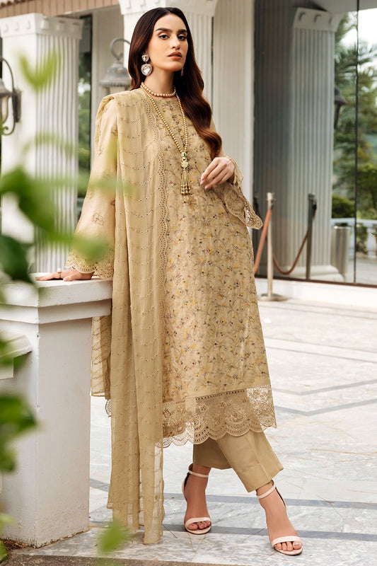 4838-AREESH EMBROIDERED LAWN UNSTITCHED