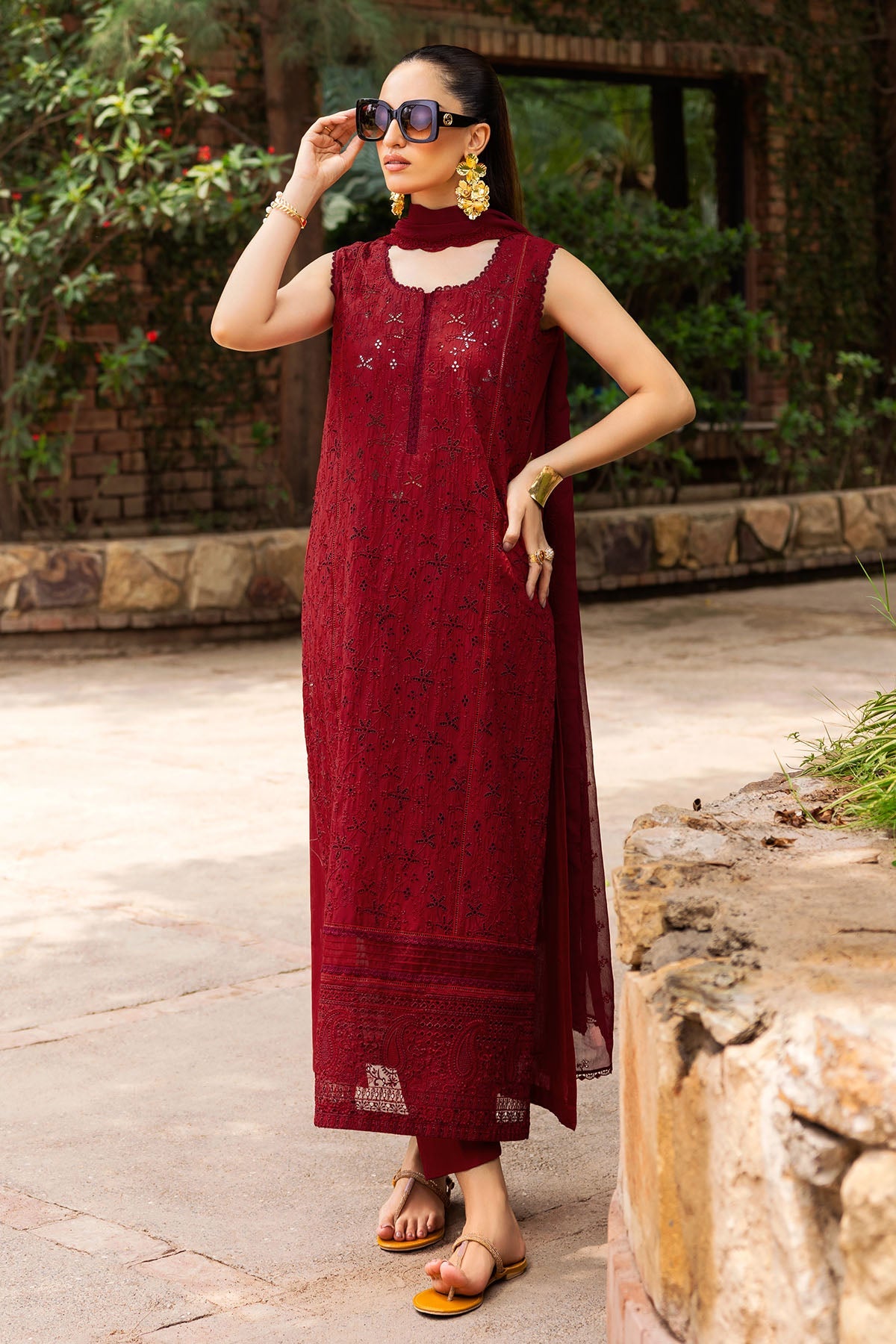 4839-PERWASHA EMBROIDERED LAWN UNSTITCHED