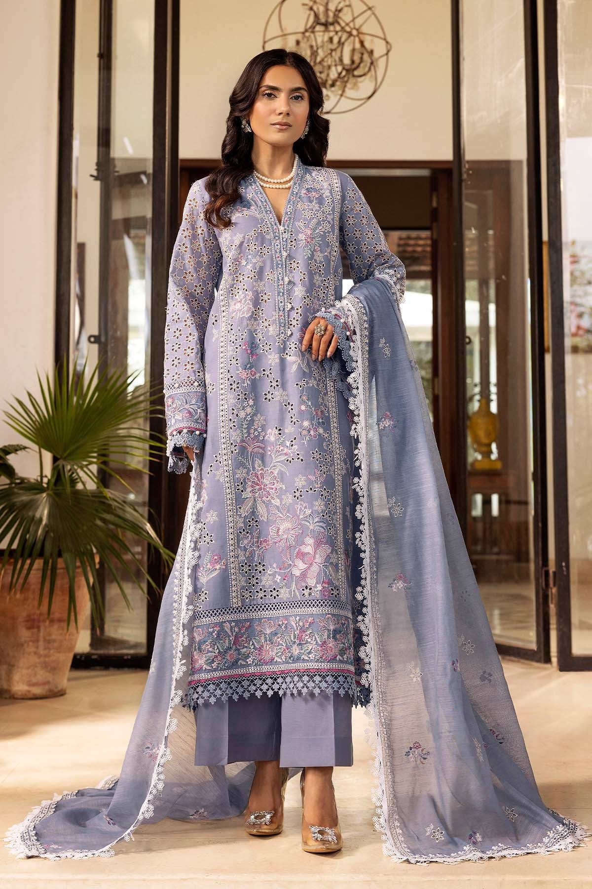 5302-ROSALIE EMBROIDERED LAWN UNSTITCHED