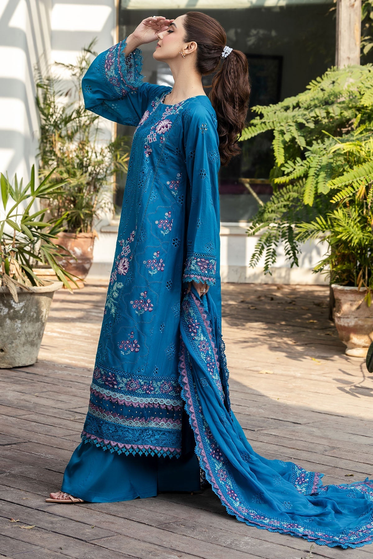 5310-MARGO EMBROIDERED LAWN UNSTITCHED