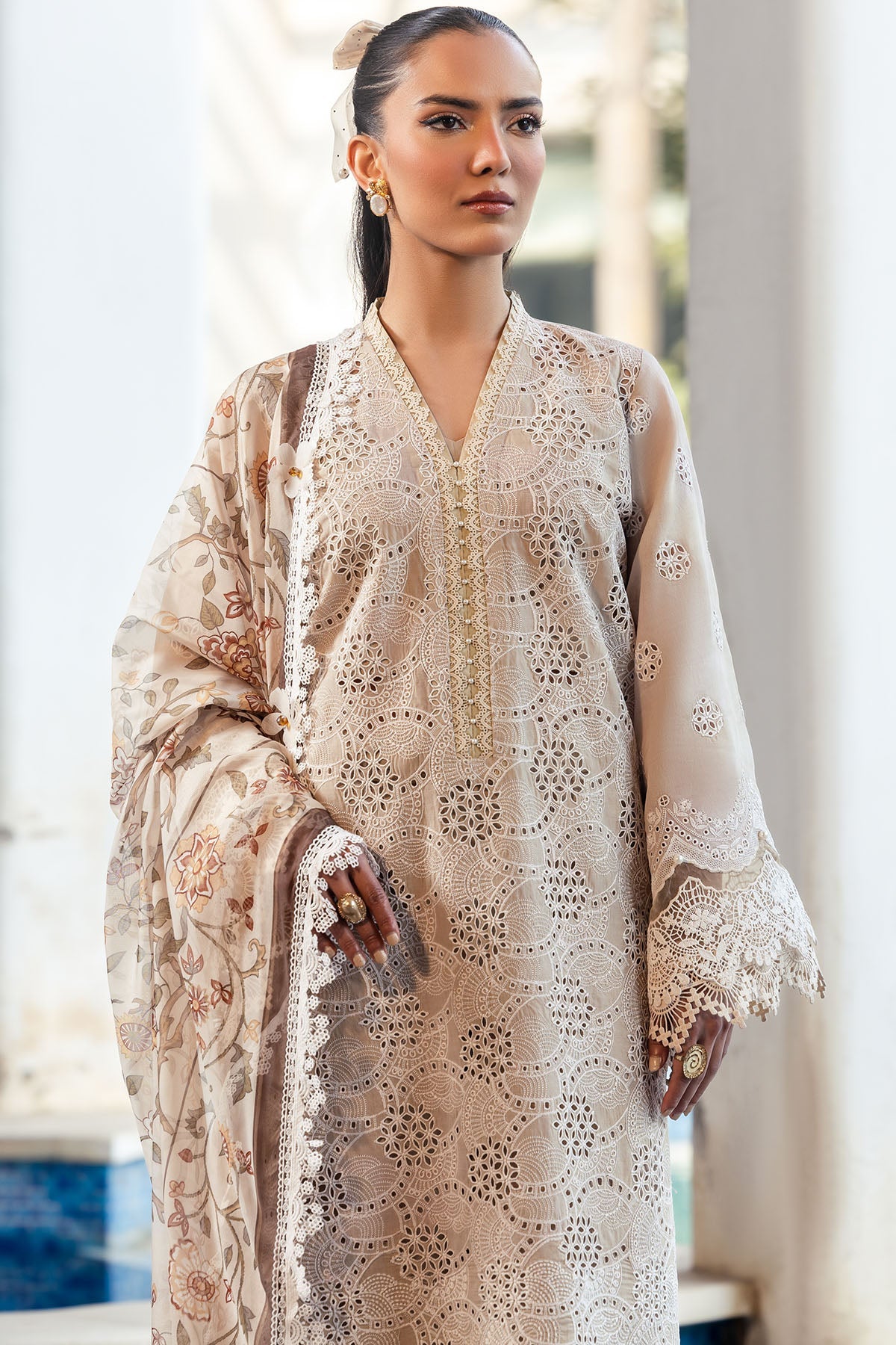 5322-DIANE EMBROIDERED LAWN UNSTITCHED