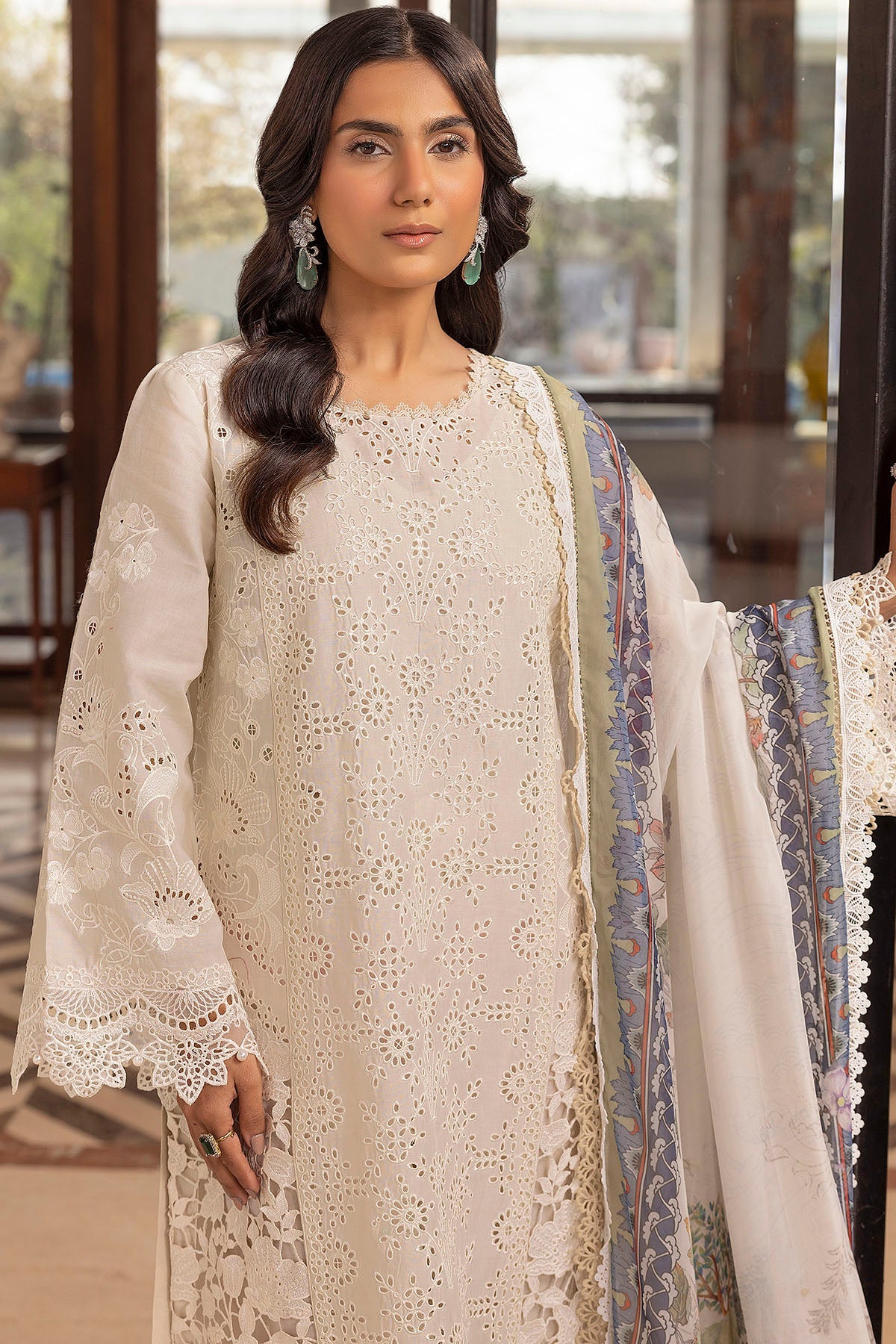 5324-SIDONIE EMBROIDERED LAWN UNSTITCHED