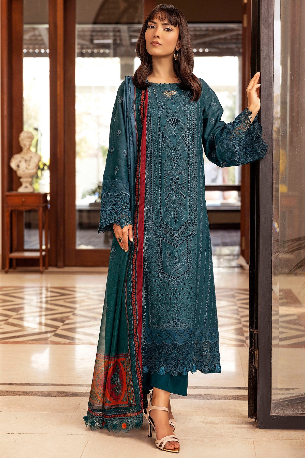 5327-PERCY EMBROIDERED LAWN UNSTITCHED