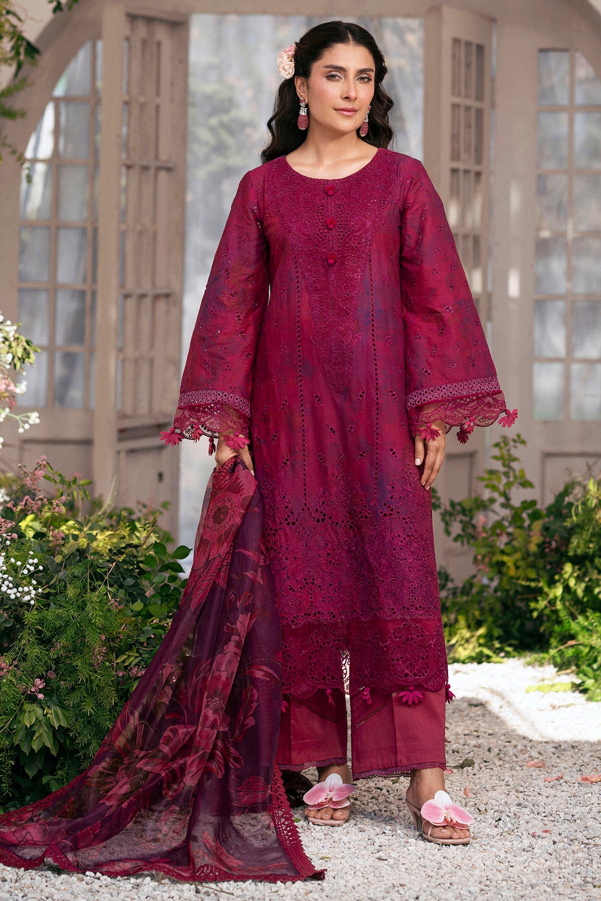 5426-VALERIE EMBROIDERED LAWN UNSTITCHED