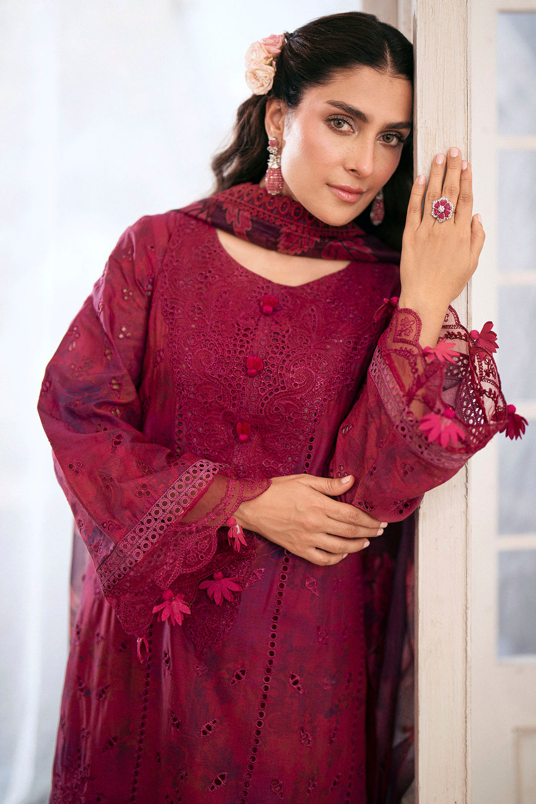 5426-VALERIE EMBROIDERED LAWN UNSTITCHED