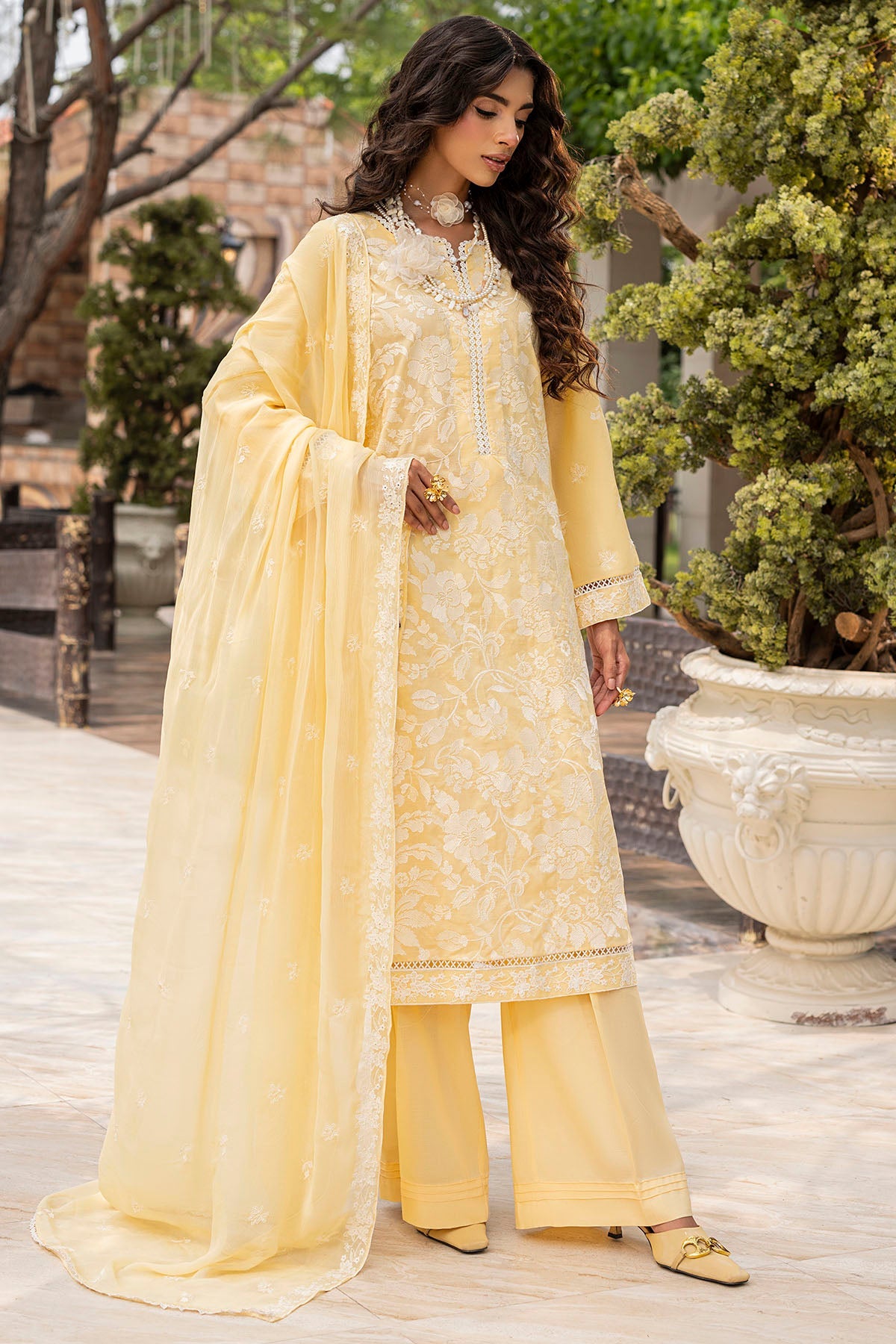 5591-NAHA EMBROIDERED LAWN UNSTITCHED