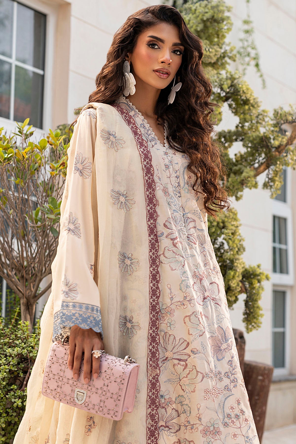 5592-KALILA EMBROIDERED LAWN UNSTITCHED