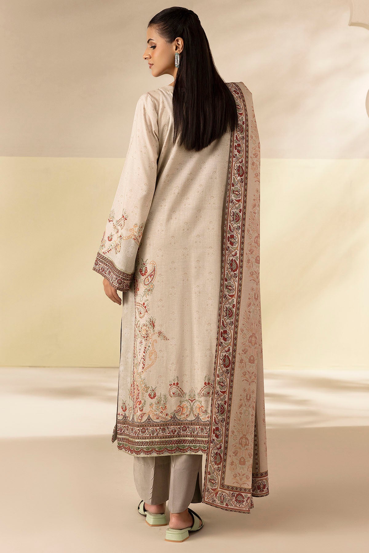 5698-ZABEL DIGITAL PRINTED LINEN UNSTITCHED