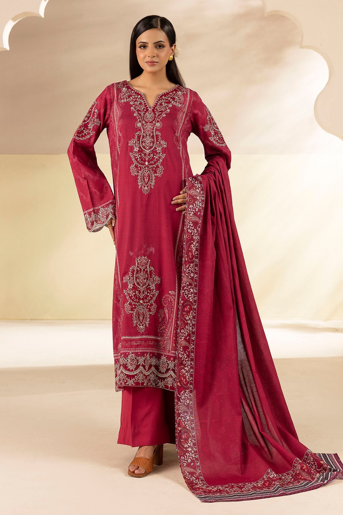 5708-MEHZA DIGITAL PRINTED LINEN UNSTITCHED