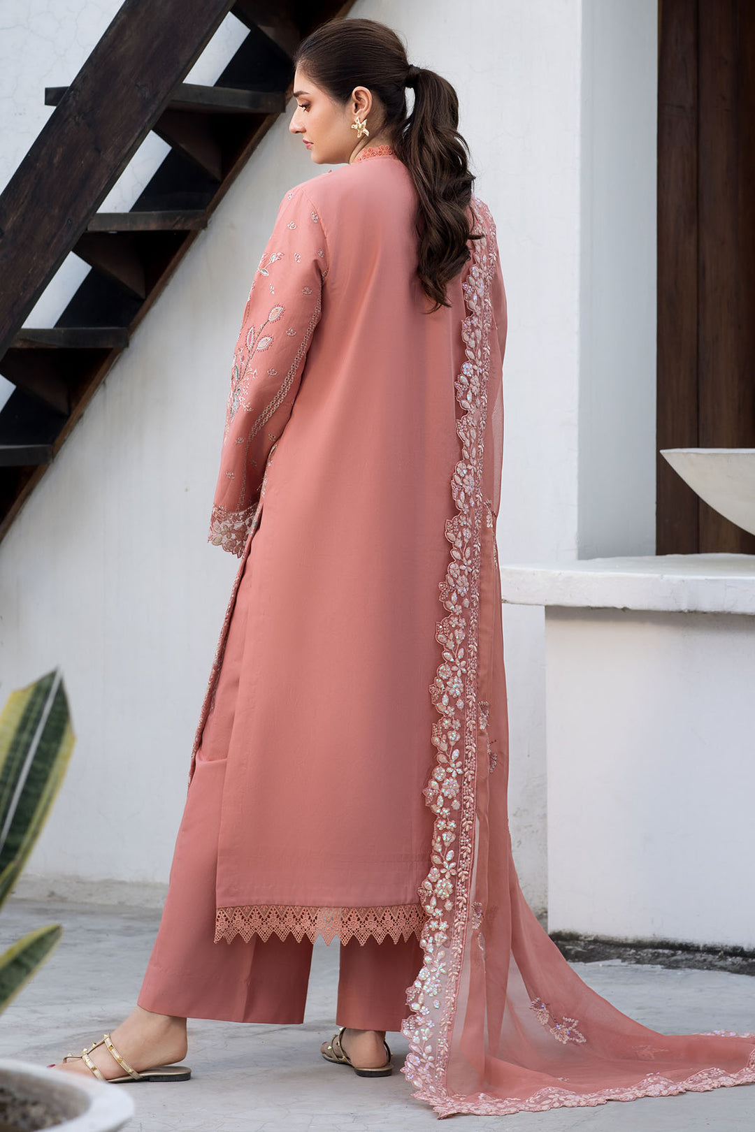 6119-SICILY EMBROIDERED LAWN STITCHED