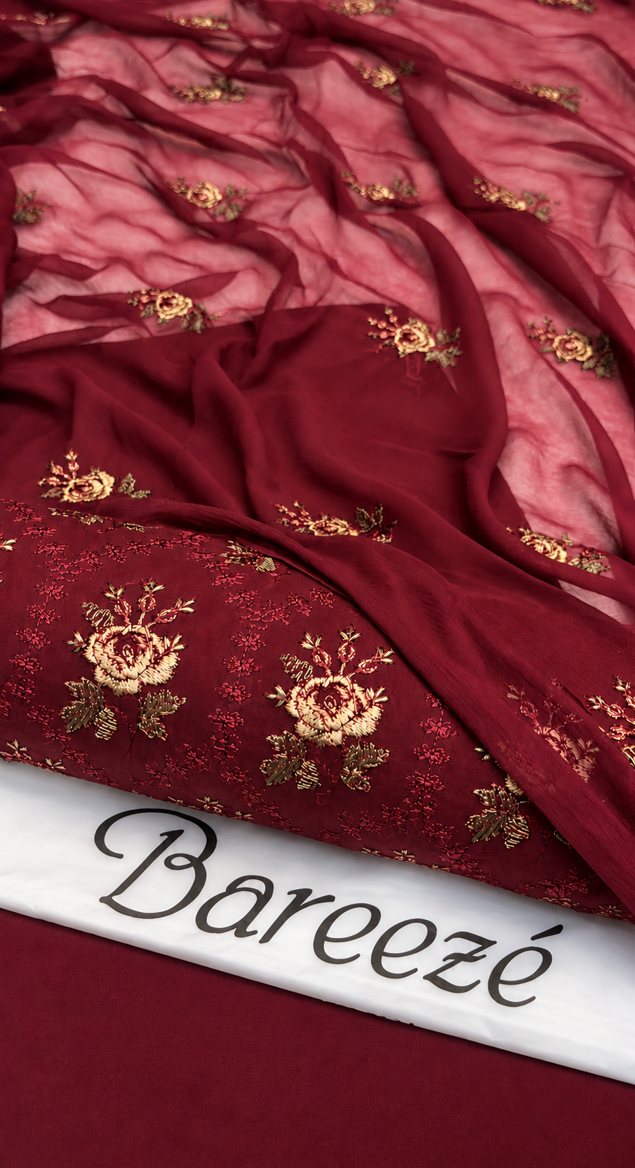 3PC Winter Karandi | Pure Chiffon Dupatta