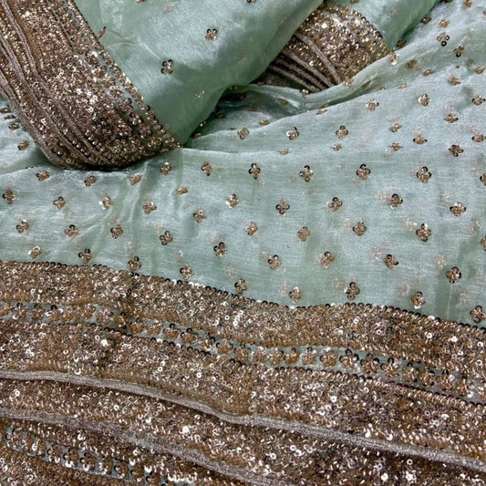 Ice Blue-Sheesha Silk