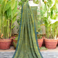 Organic Dye Ajrak Design Dress – Hand Block Printed Green Two-Piece Lawn Set